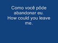 Pedra Leticia - Como ocê pode abandoná eu