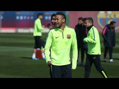 Training session (17/03/15): Final training session ahead of City visit