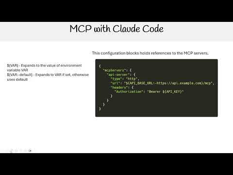 Claude Code Essentials - MCP with Claude Code