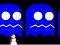 Snowman in 3D Pacman