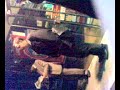 Stupid man dancing at bus stop