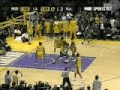 Antoine Walker goes glass against the Lakers