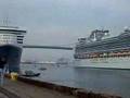 Queen Mary 2 and Sapphire Princess