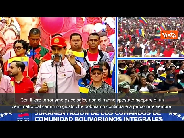 Maduro: "Non ci faremo deviare dal terrorismo psicologico di altri Paesi"
