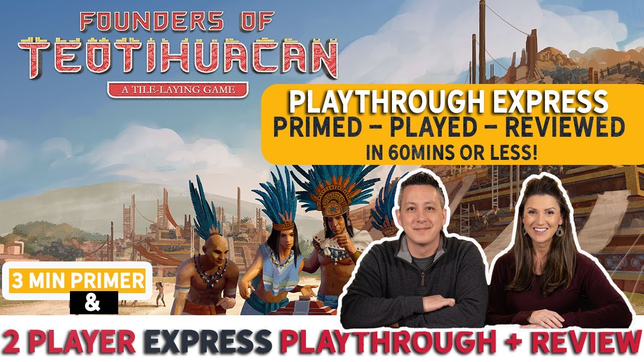 Founders of Teotihuacan Board Game Playthrough and Review