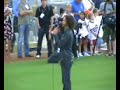 Justin Guarini sings National Anthem Justin Guarini sings National Anthem