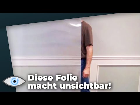 Unsichtbar durch Tarnumhang! - Neuartige Tarnfolie entwickelt!