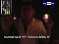 Candlelight vigil held at Sungai Buluh Prisons Entrance and Dataran Merdeka.Haris Ibrahim gets taken in by the police