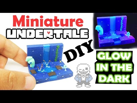 UNDERTALE MINIATURE ENVIRONMENT DIY 