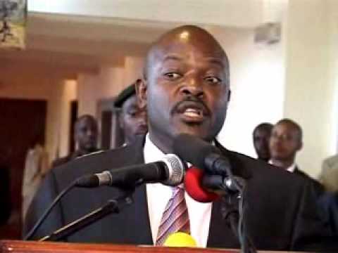 Burundi Nov.2009 - Pierre Nkurunziza.wmv