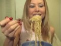Diamond james eats ramen noodles