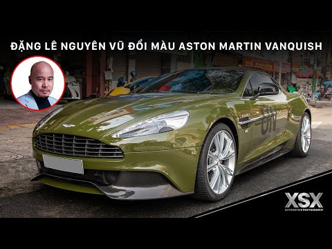 Đặng Lê Nguyên Vũ đổi màu Aston Martin Vanquish hàng hiếm sau khi tậu loạt hypercar tiền tỷ | XSX