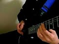 Slapping on electric guitar