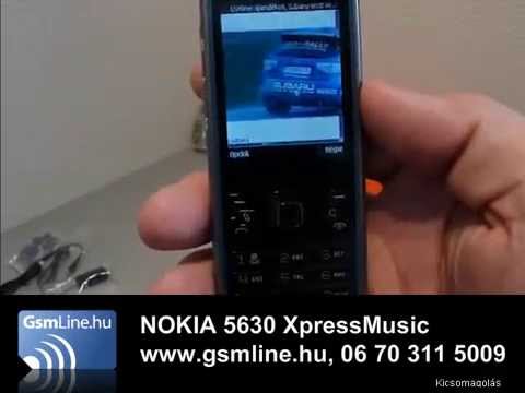 Nokia 5630 XpressMusic teszt vide�