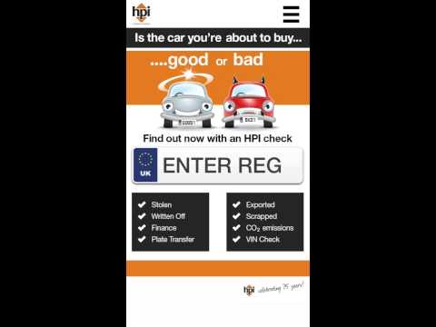 how to hpi check a vehicle for free
