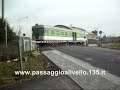 passaggio a livello a Brescia in via Rose