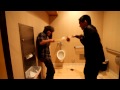 With Jeff f: vs Richard Phan in a Guppy's bathroom