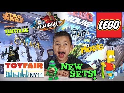 2014 LEGO SETS!!! NY Toy Fair - LEGO MOVIE, CHIMA, NINJAGO, STAR WARS, SUPER HEROES, TMNT, and MORE!