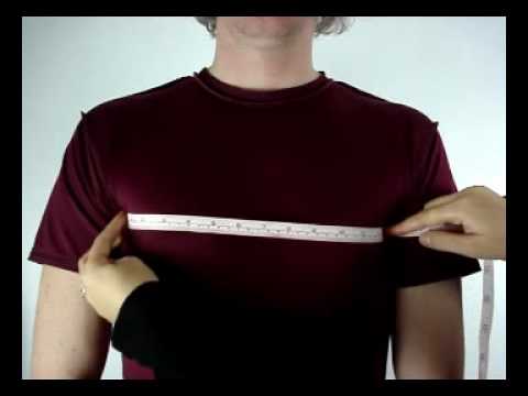 how to measure the width of a t shirt