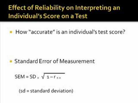 how to assess validity and reliability