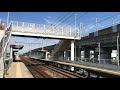 鹿児島中央駅に向けて富合駅を通過するJR西日本吹田総合車両所京都支所所属のクモヤ443系