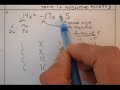 5-9  Factoring Pattern for ax2+bx+c (integral coefficients)