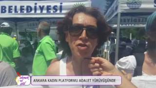 Ankara Kadın Platformu Adalet Yürüyüşünde