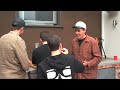 Adam Carolla BBQ with King of the BBQ's Perry Lang and The Soup's Joel McHale and comedian Jimmy Pardo.