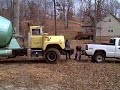 DURAMAX DIESEL PULLS OUT CONCRETE TRUCK DURAMAX DIESEL PULLS OUT CONCRETE TRUCK