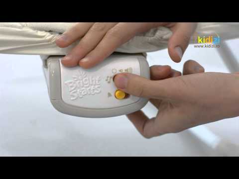 Prezentare video Bright Starts balansoar Cradling Rocker