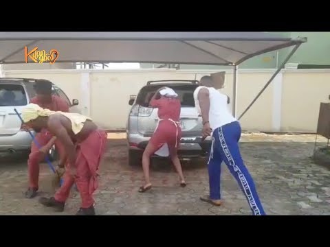 Watch Toyin Abraham Mr shaggi and Frank Donga On Set {Nigerian Entertainment}