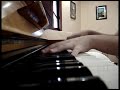 Eu tocando \"Spinning Wheel\" no piano