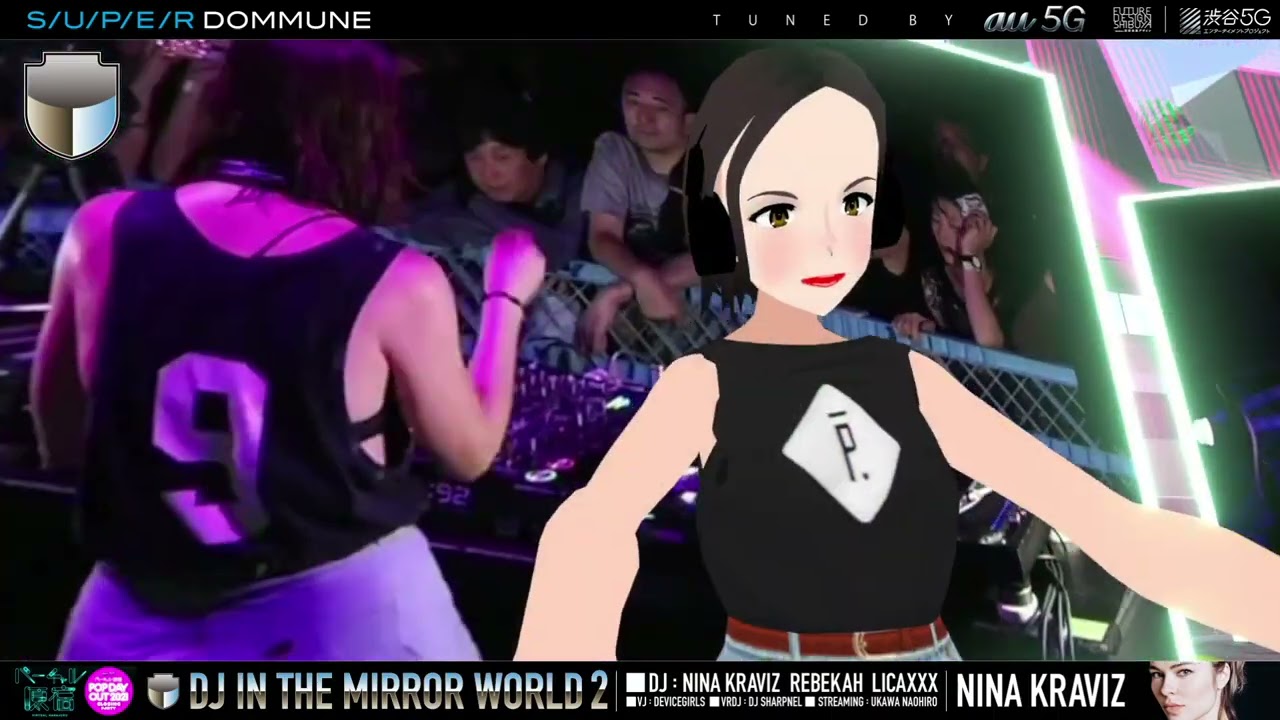 Nina Kraviz - Live @ Dommune x Dj in the mirror world x Harajuku event 2021