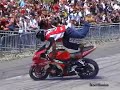 stunt bike burn  jason britton and manu de nice