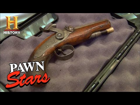 Rick TAKES HIS SHOT on a RARE Percussion Pistol | Pawn Stars (Season 7) | History