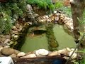 Lago  ornamental de carpas montado pela Casa dos Aquaquários com equipamento de filtragem da Cubos. Veja mais em nosso site, www.cubos.com.br 