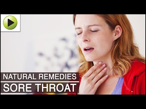 how to cure fever and sore throat