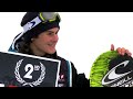 Click here to watch this video Best Of TTR Slopestyle Tour Champions 11/12 - Sebastien Toutant and Jamie Anderson