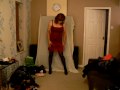 CROSSDRESSER++++red Dress++++CROSSDRESSER