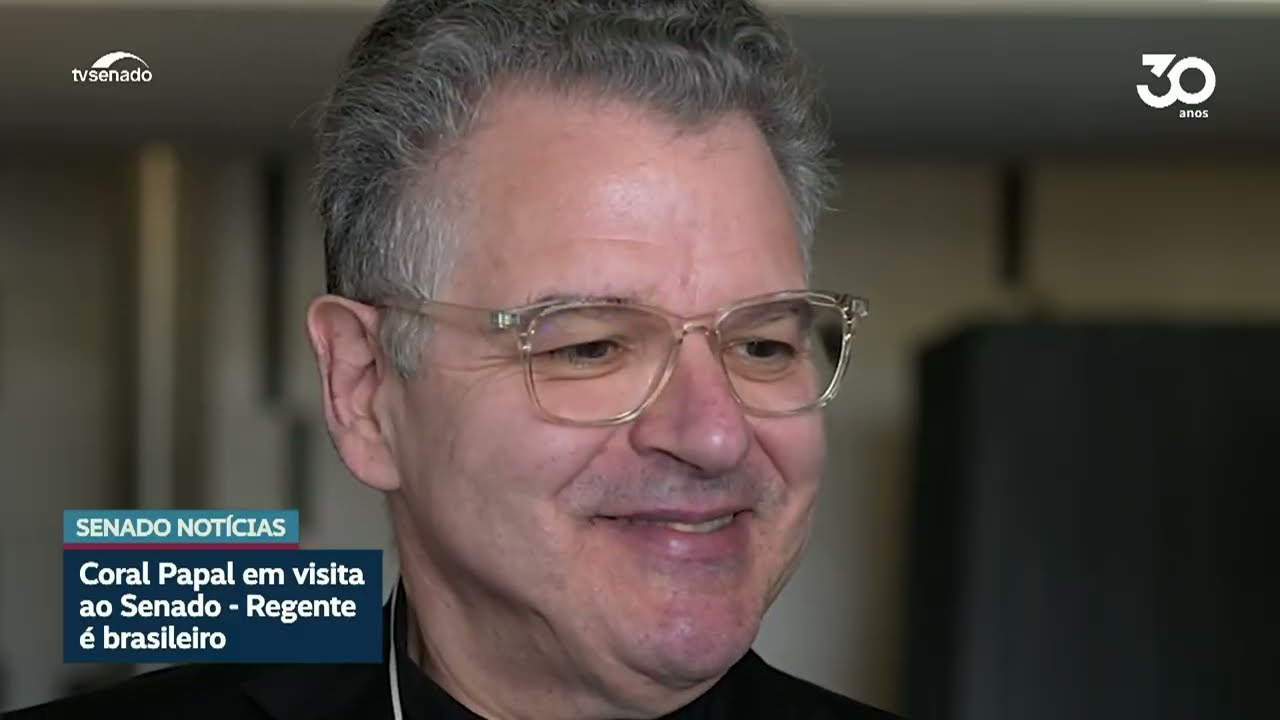 Coral da Capela Sistina visita o Senado durante turnê pelo Brasil