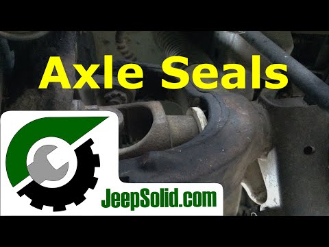 Jeep Wrangler axle seal replacement (Part I)