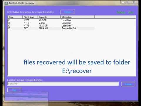 how to recover jpeg files from memory card