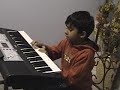 hai guzarish ghajini song on piano by rithvik
