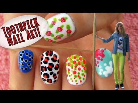 how to easy nail polish designs