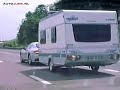 maserati gran turismo pulling caravan