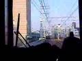 南海電車　難波駅到着　It arrives at the namba station in Nankai Railway
