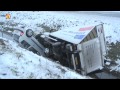 Ongelukken door gladheid op de A50