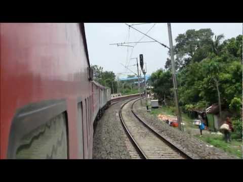 Howrah Rajdhani - The concluding three hours of a wonderful journey aboard the 12302 Howrah Rajdhani Express. We leave Dhanbad 3 hours and 10 minutes behind schedule and charg...