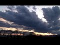 12月12日の夕暮れ(熊穴にこもる)