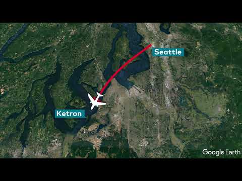 Seattle: Angestellter stiehlt Flugzeug und stürzt ab
